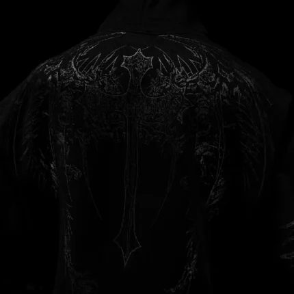 Dragon Soul Oversized Pullover Hoodie [DARKNESS]