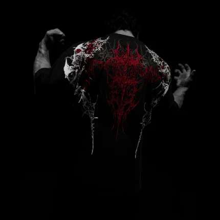 Breathe Divinity Forgotten Soul Oversized T-Shirt [HEAVENLY RED]