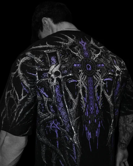 Breathedivinity Heaven's Gate Oversized T-shirt [DUSK]