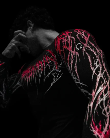 Breathedivinity Void Tech™ Soul Decay longsleeve Compression [HEAVENLY RED]