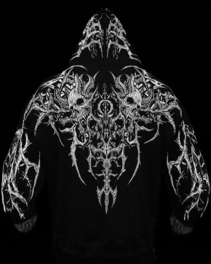 Breathedivinity Nightreign Oversized pullover hoodie [VOID BLACK]
