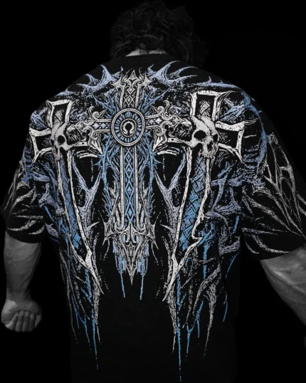 Breathedivinity Heaven's Gate Oversized T-shirt [FROST]